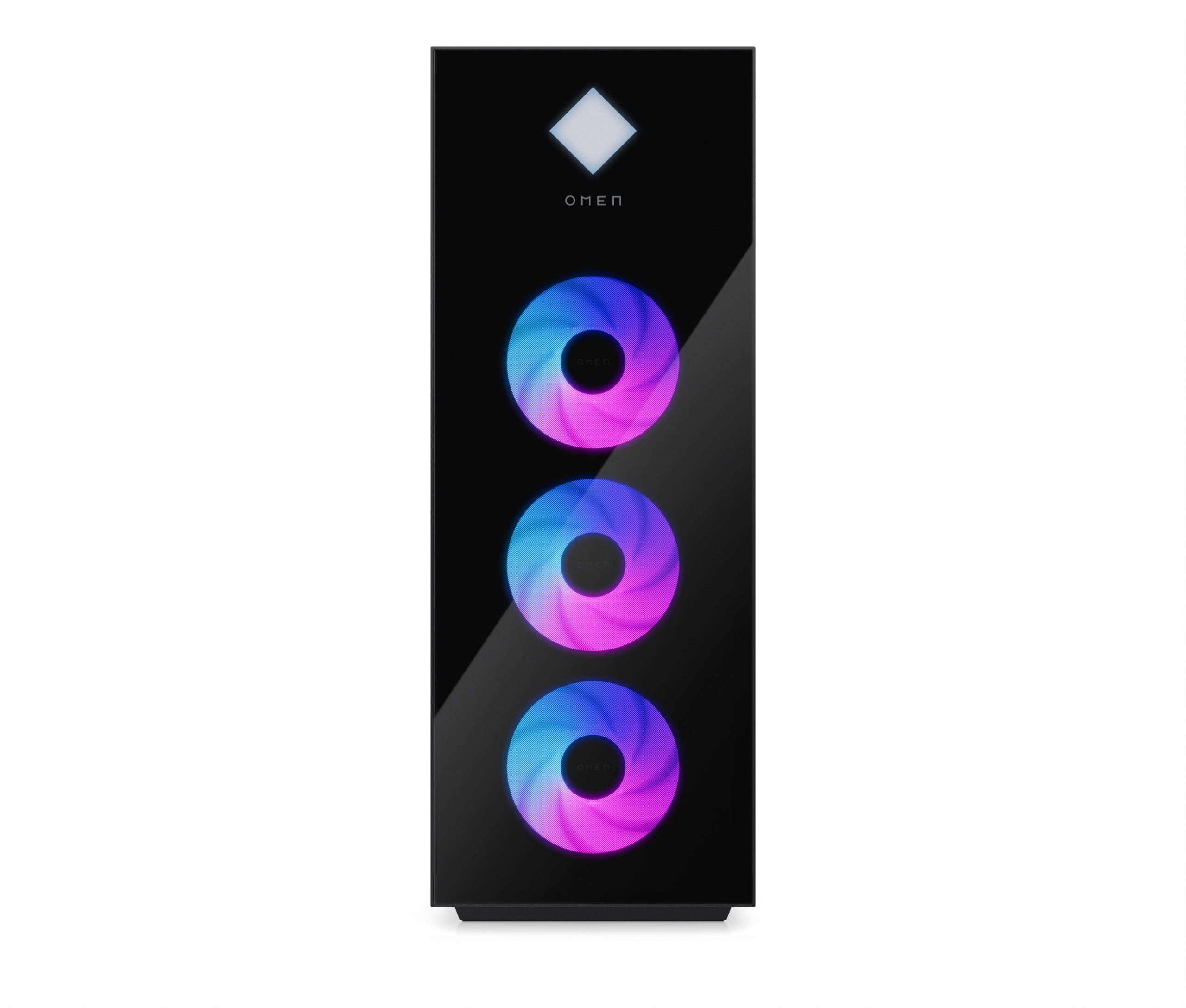 OMEN by HP 45L Gaming Desktop GT22-3090. Windows 11 Pro. Intel® Core™ Ultra 9. 64GB RAM. 2TB SSD. NVIDIA® GeForce RTX™ 5090. Black