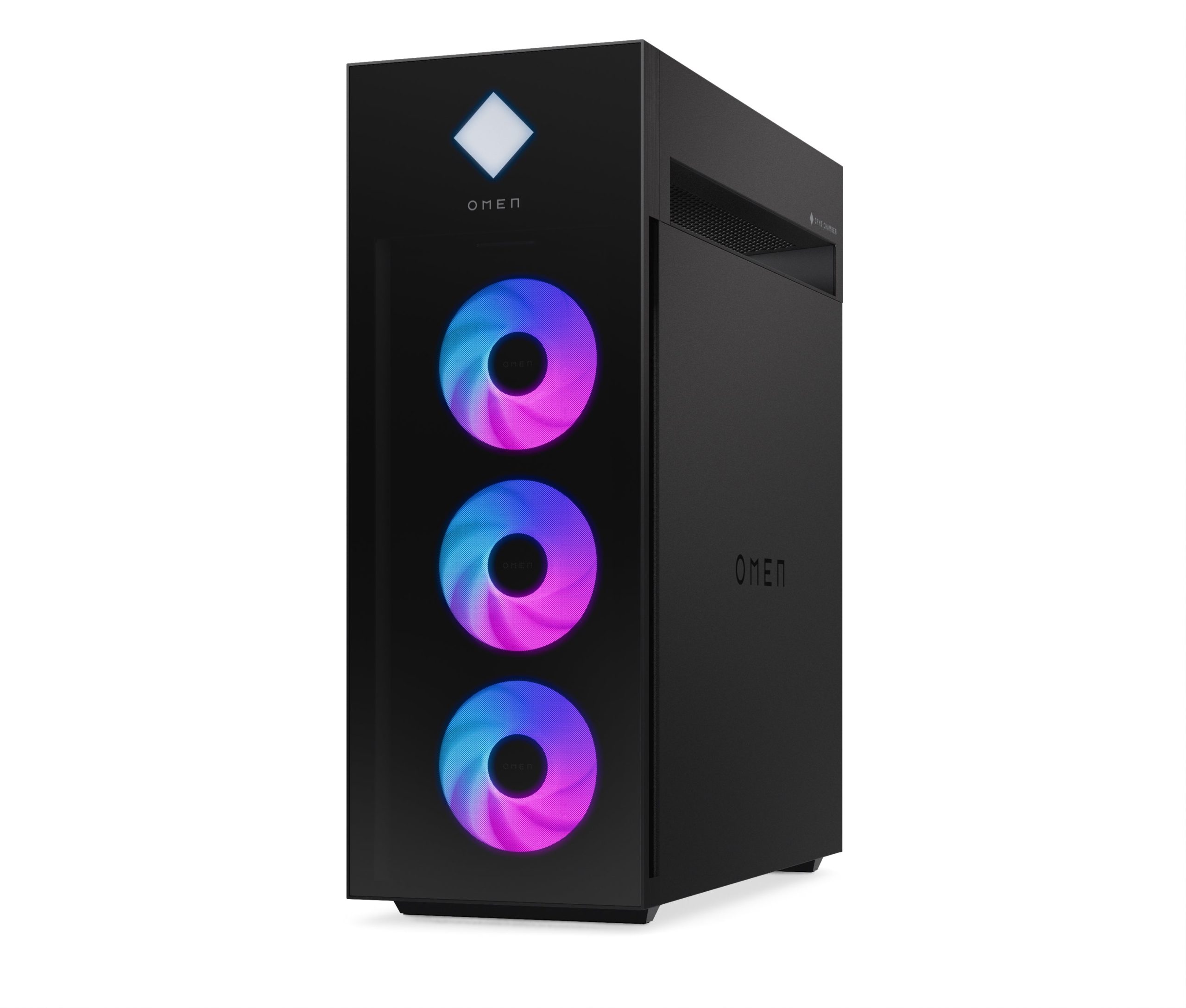 OMEN by HP 45L Gaming Desktop GT22-3090. Windows 11 Pro. Intel® Core™ Ultra 9. 64GB RAM. 2TB SSD. NVIDIA® GeForce RTX™ 5090. Black - Image 4